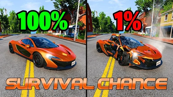 Best of Realistic Survival Chance Crashes | BeamNG.drive
