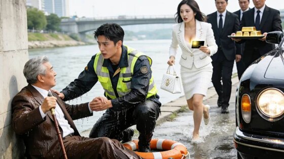 Poor divorced worker saved a drowning old man