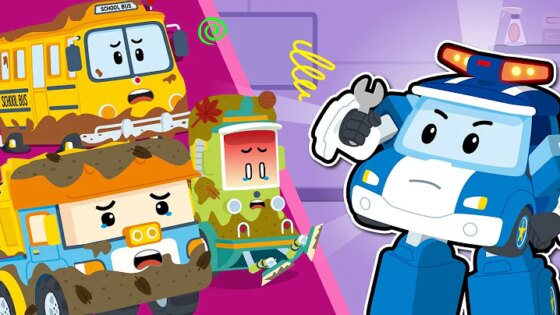 POLI's Car Hospital Watch Next│FULL Episode│EP01 - EP05│POLI Game│Robocar POLI TV