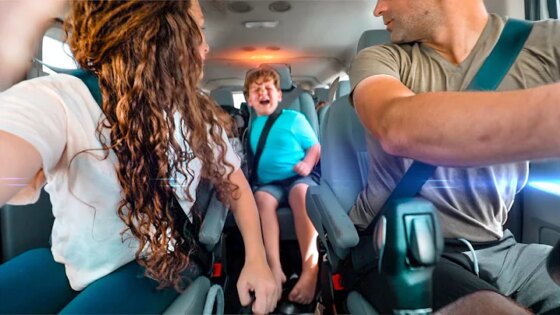 Pooping accident on family road trip Pack with me 2021 5 kids