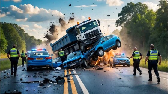 97 Shocking Crashes & Devastations: Car Accidents Caught One Second Before Disaster!