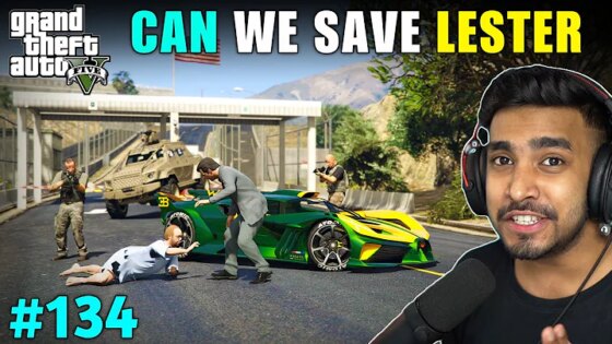 CAN WE SAVE LESTER FROM MAFIA GANG GTA V GAMEPLAY #134
