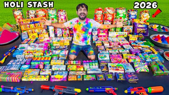 India’s Biggest Holi Stash 2026 लाखों रुपये के Holi Gadgets