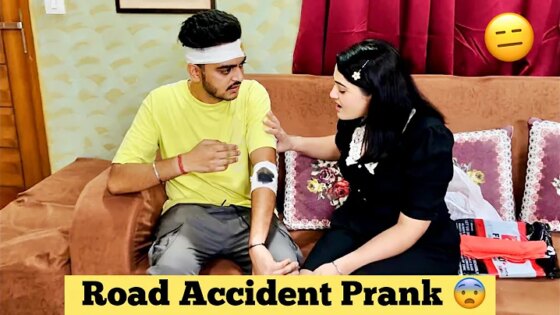 Accident Prank on Sibbu Gone Wrong Bhot mara Sibbu ne
