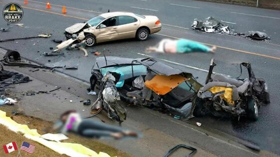 Top 50 Best Brutal Car Crash Moments 2025 – Idiots in Cars Get Instant Karma