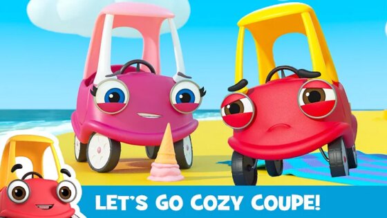 Cozy's Crazy Ice Cream Accident + More Kids Videos Let's Go Cozy Coupe - Cars for Kids