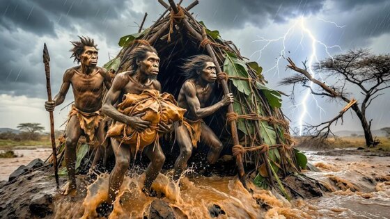 Prehistoric Survival Story Early Humans Flee the Great Flood