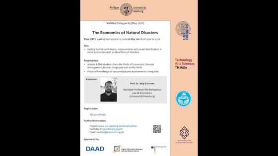 NaDiMa Dialogue #9 The Economics of Natural Disasters Part 2