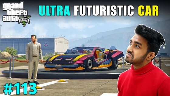 CAN I WIN THIS FUTURISTIC CAR IN A RACE ? GTA V GAMEPLAY #113