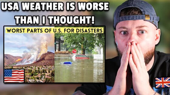 British Guy reacts to "Worst Places in the U.S. for Natural Disasters"
