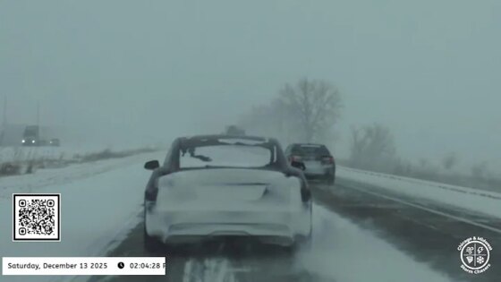 Live: Snow Multi car Accidents