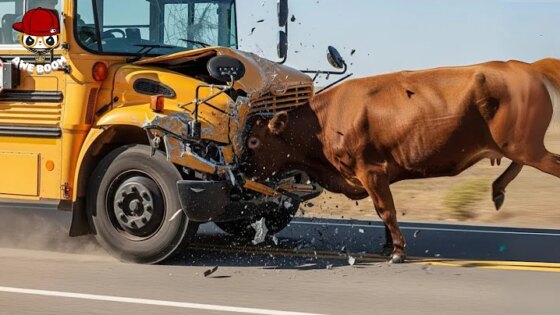 30 Brutal Collisions Caught on Camera 2025 Animal Accidents