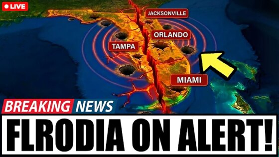 Florida's Coast CAVES IN — Giant Sinkholes ENGULF Beaches as Ancient Limestone COLLAPSES Beneath