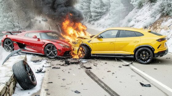 Idiots In Supercars Caught on Camera